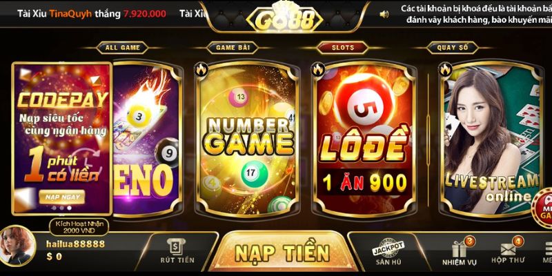 Bộ sưu tập các loại game thịnh hành