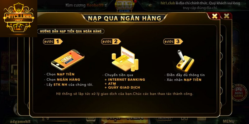 Nạp rút không đến 3 phút là xong